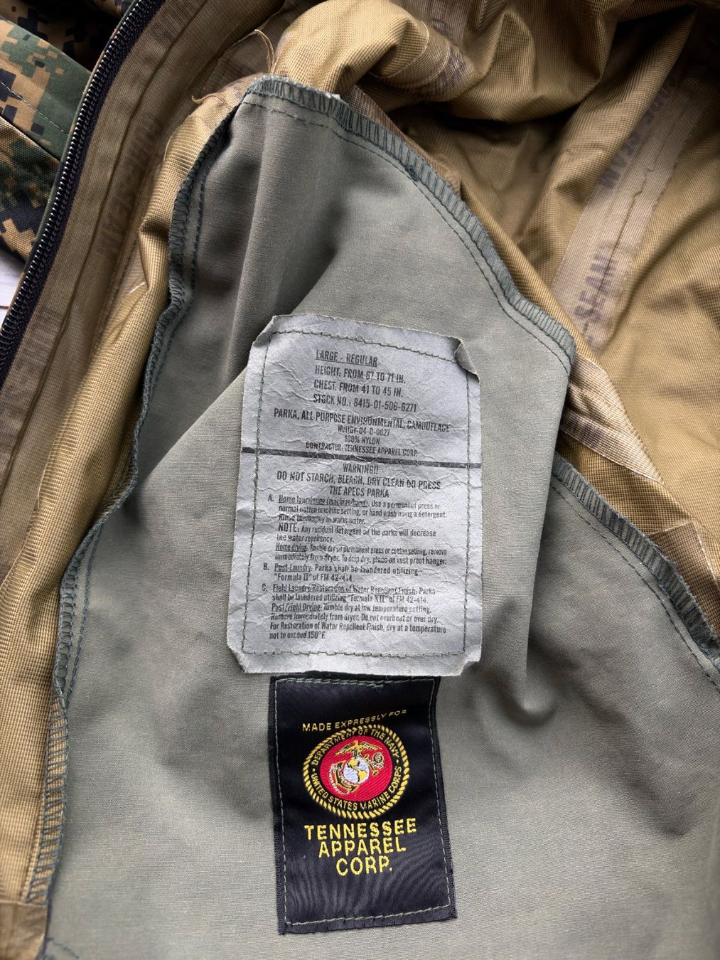 Giacche: Parka USMC APECS Gore-Tex Large-Regular – Usato da vesenaz venduto da Sinalco12 2