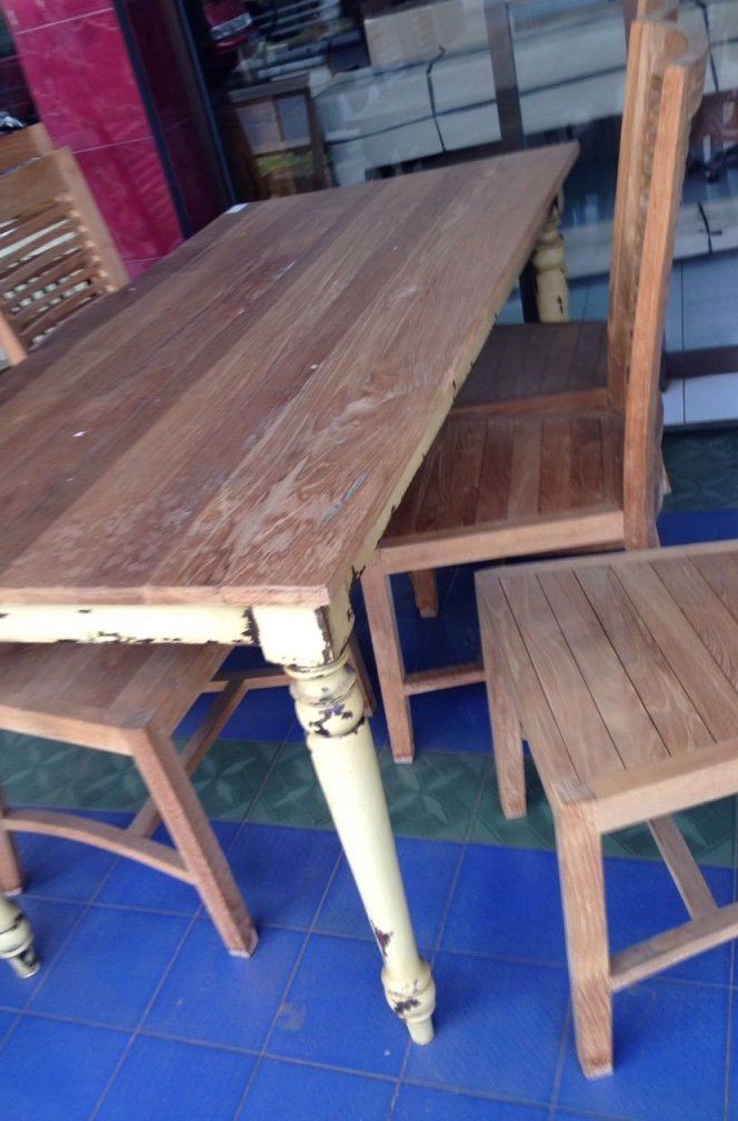 Set di tavolo e panche: SET Sitzgruppe Esstisch Sitzgarnitur Küchentisch Holztisch – Nuovo e nell'imballaggio originale da Daisendorf venduto da Wohn-Kult 3