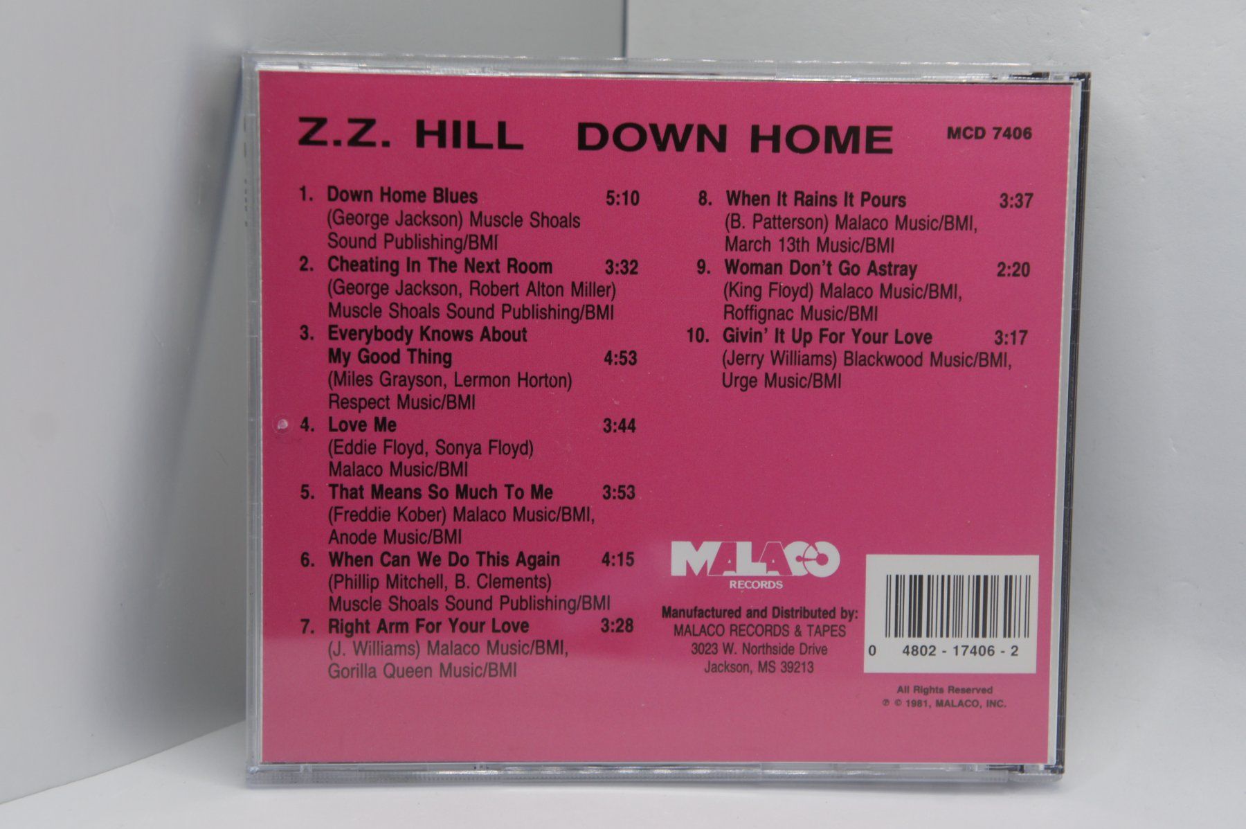 CDs: CD : Z.Z. Hill – Down Home – Gebraucht aus Ernetschwil von luisvonerni 1