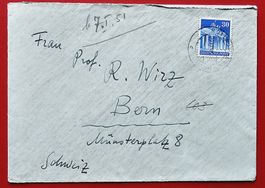 DEUTSCHLAND BIZONE BRANDENBURGER TOR 1948 BAYERN ROTTACH EG.
