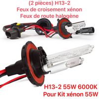 2x | Ampoules HID H13-2 12V 55W 6000K pour kit xénon 55W