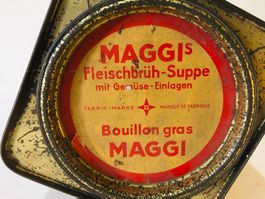 Vintage Blechdose Maggi FleischbrühSuppe