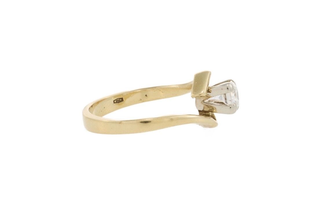 Anelli: Bague or 18k diamant solitaire – Usato da Versoix venduto da tem_f7yk 1