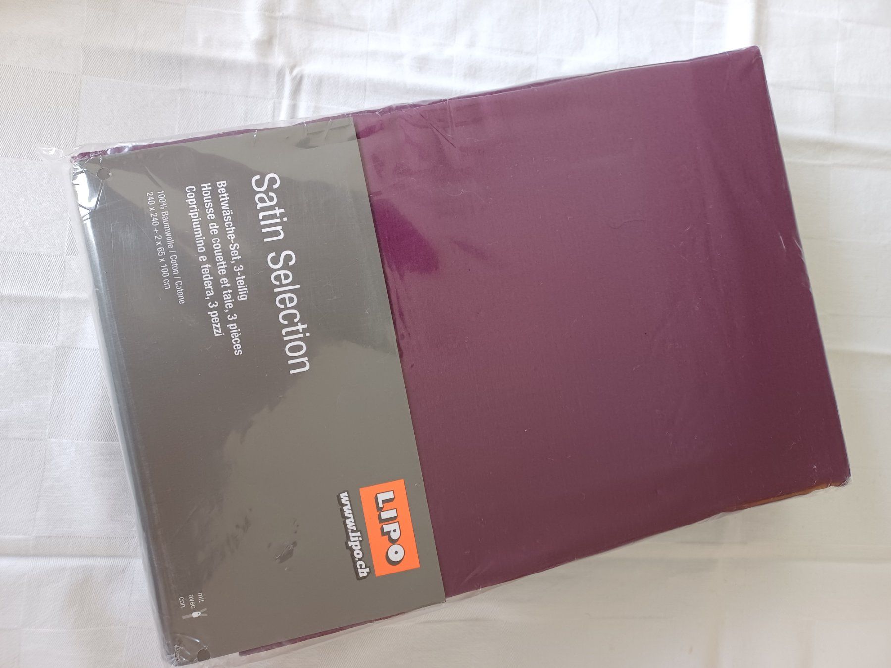 Biancheria da letto: Bettwäsche Set 3 teilig, Satin Selection – Usato da Reinach AG venduto da vier-pfoten