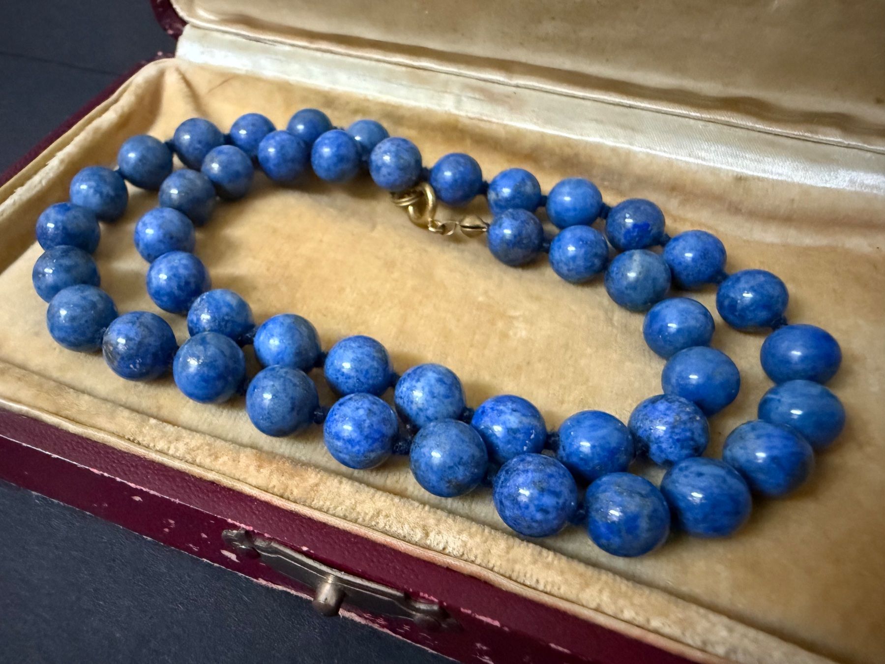 Colliers: Vintage Lapislazuli Kette – D'occasion à Spiegel b. Bern par Rogger72
