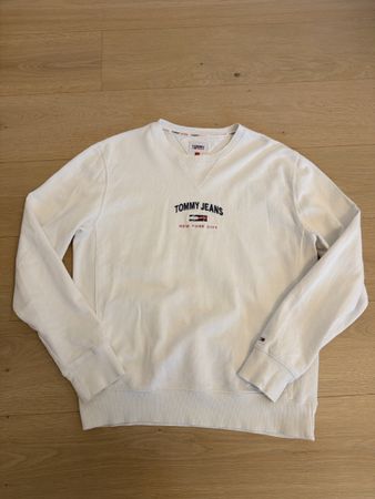 Tommy Jeans Sweatshirt weiss Grösse M guter Zustand
