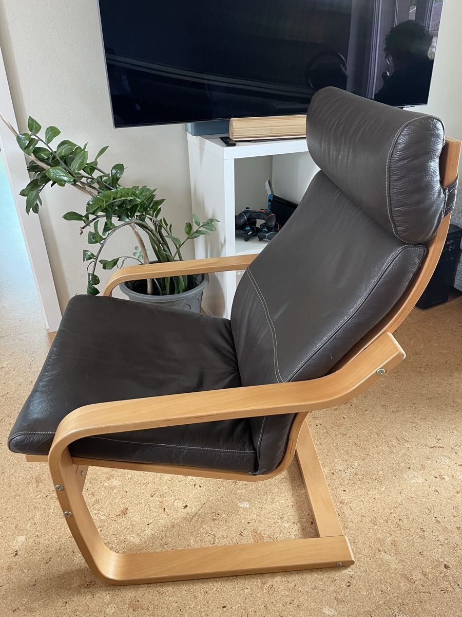 Ikea Poltrone: Poäng-Sessel Ikea Leder – Usato da Grüningen venduto da Thommyr 1