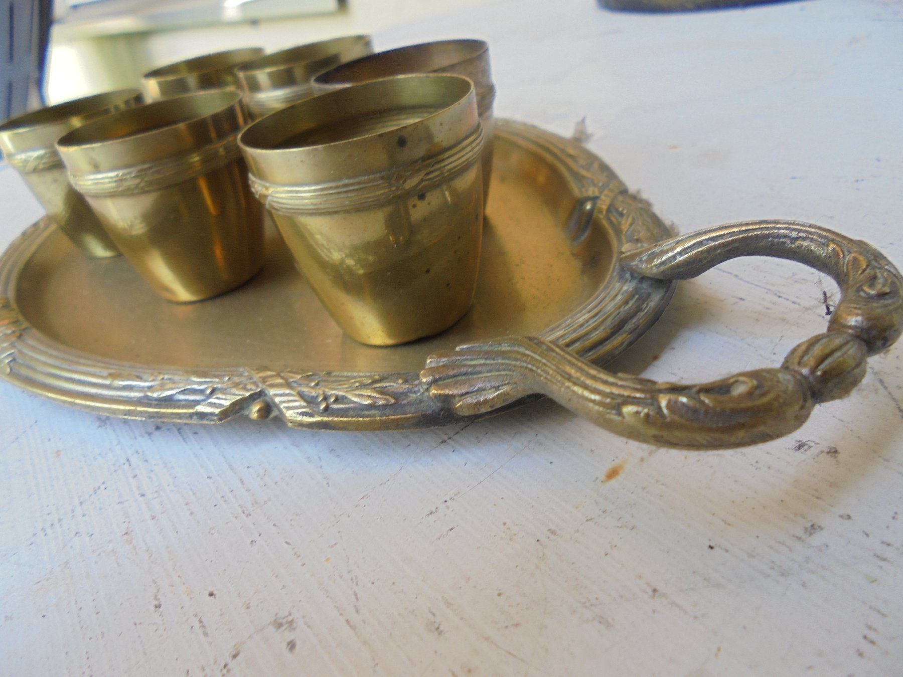 Set di piatti: Antikes Liqeur-Set ca. 1940 – Usato da Camorino venduto da Hunpete 2