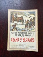 Guide Ancien 1920 - Route Postale du Grand St-Bernard PTT