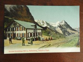 Ansichtskarte 1914 Grosse Scheidegg