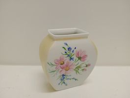 Vintage Blumenvase mit zarten Malereien 7 cm