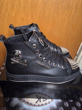 sneakers Philipp Plein, teschio, borchie 42 EU come nuove