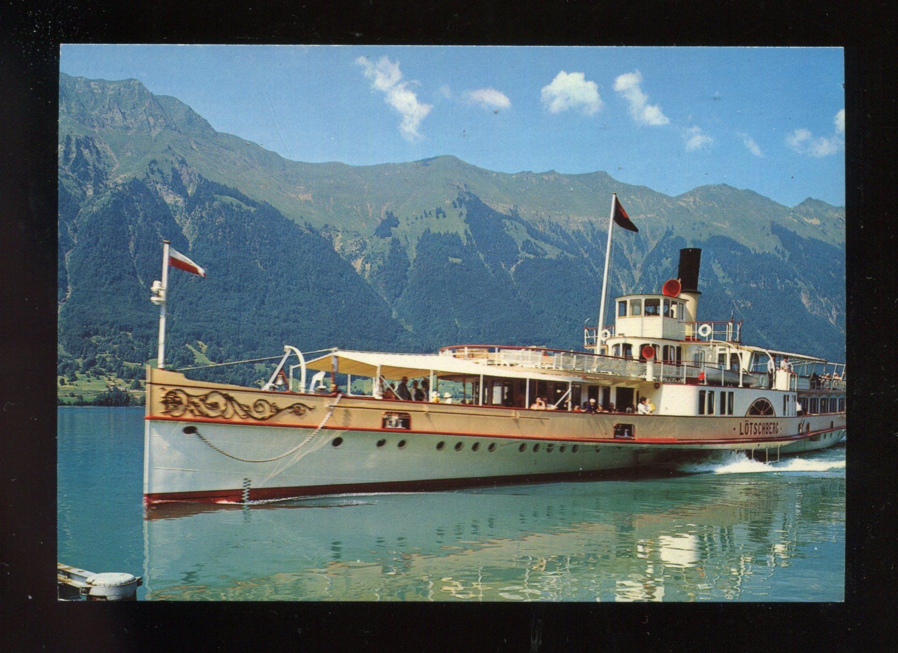 Ansichtskarten: Brienzersee, Dampfschiff "Lötschberg* – Gebraucht aus Aarau von Elmaar41