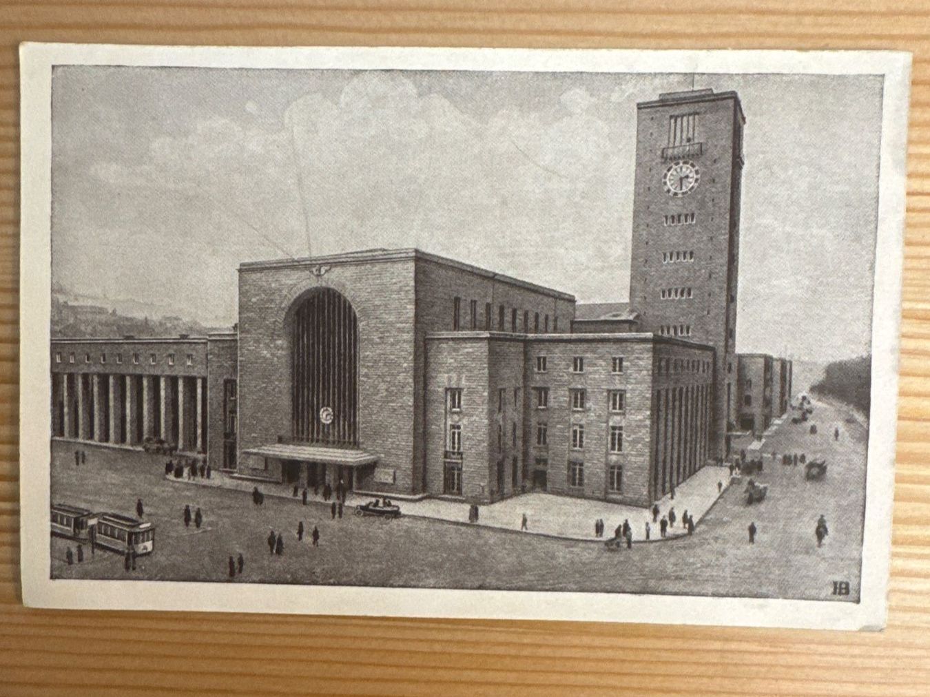 Cartoline postali: Antike Ansichtskarte, DEUTSCHLAND, Stuttgart, Hauptbahnhof – Usato da Zürich venduto da Tarafo5