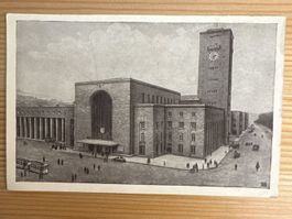 Antike Ansichtskarte, DEUTSCHLAND, Stuttgart, Hauptbahnhof