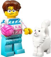 LEGO 71048 Minifigur Serie 27 Cat Lover / Katzenfreund