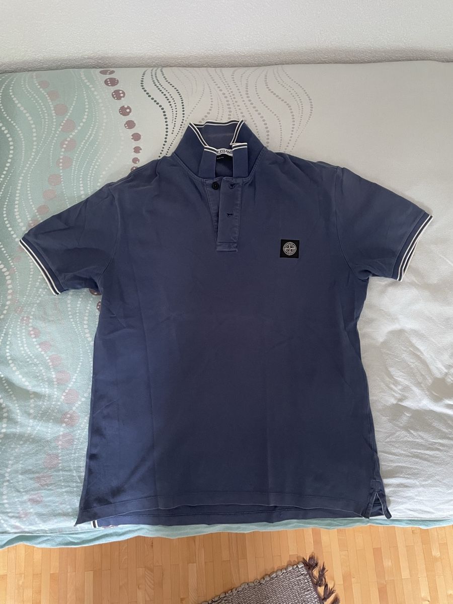 Stone Island Magliette Polo: Stone Island Polo dunkelblau  – Usato da Apples venduto da leo_z9kf