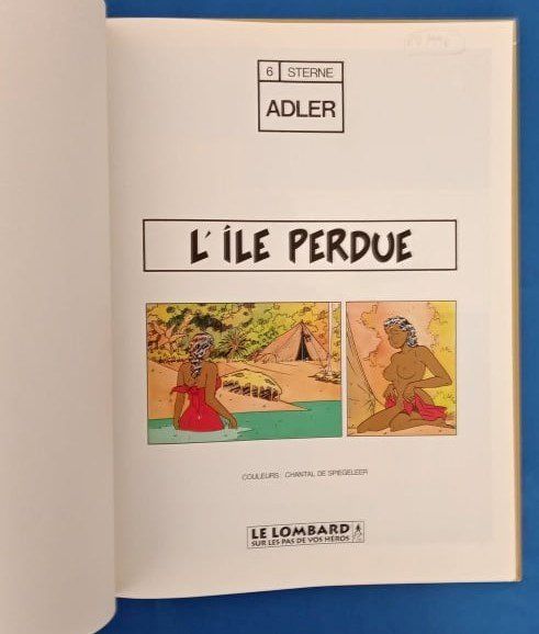 Comics: ADLER - L'île Perdu  EO 1996 – Gebraucht aus Le Locle von borgespatricia 2