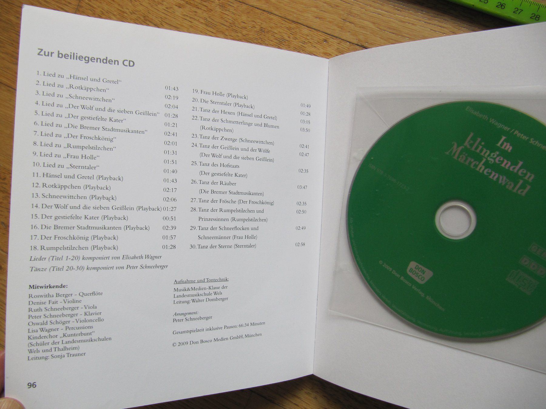 Libri: Liederbuch Im klingenden Märchenwald, mit CD / Wagner – Nuovo (secondo la descrizione) da Würenlos venduto da AustralisZ 2