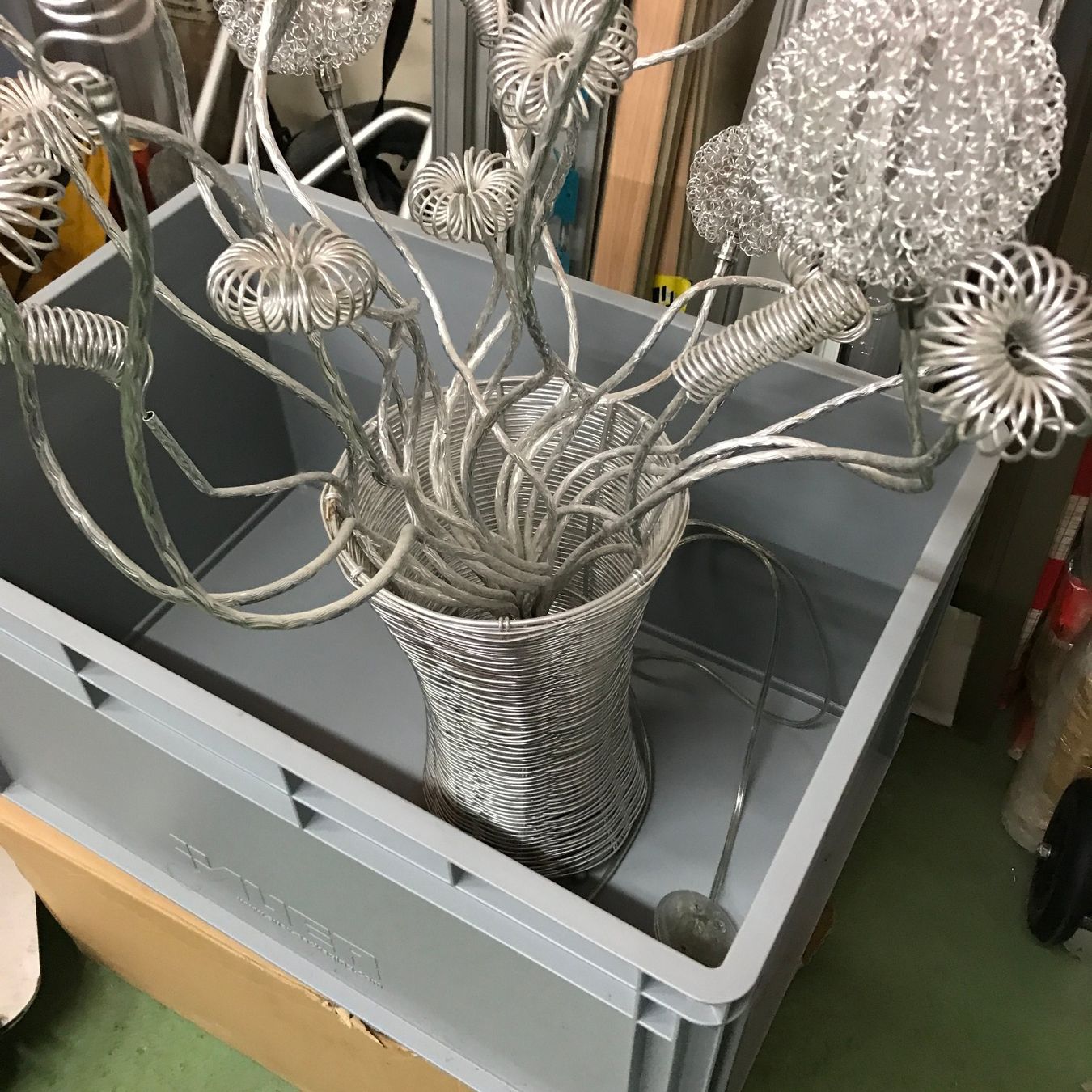 Lampade: Lampe Aludraht silber – Usato da Bern venduto da kaefer555 1