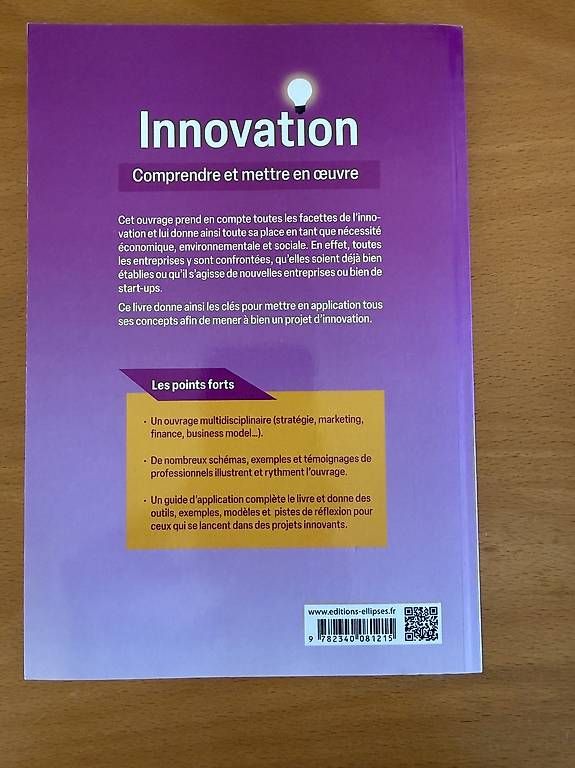 Bücher: Innovation - Comprendre et mettre en uvre – Gebraucht aus Poliez-le-Grand von Seb_Evo 1