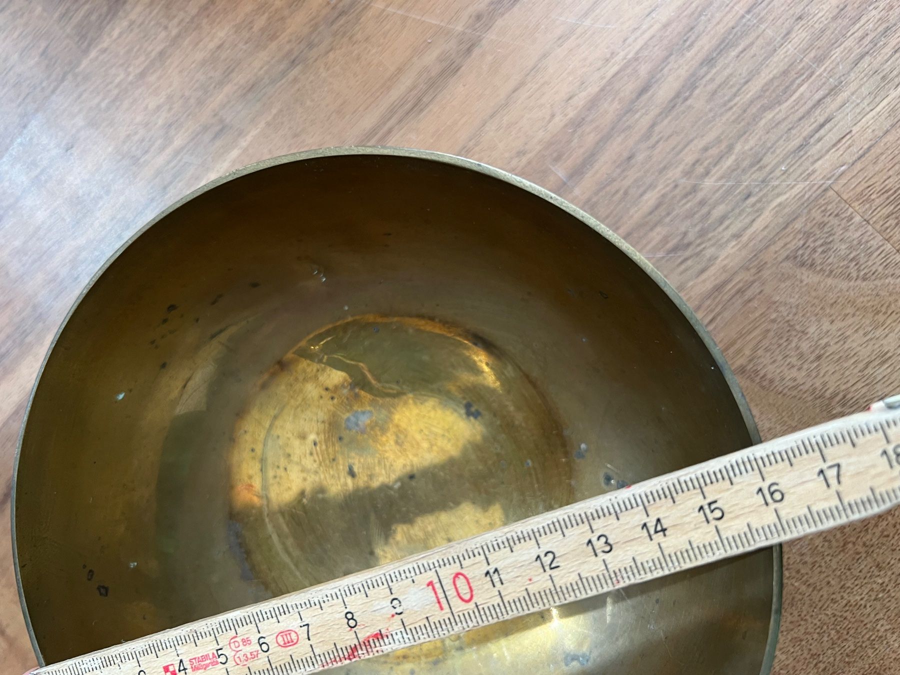 Ciotole: Vintage Messingschale mit Blumen Vogelmuster – Usato da Jona venduto da Sariksa 6