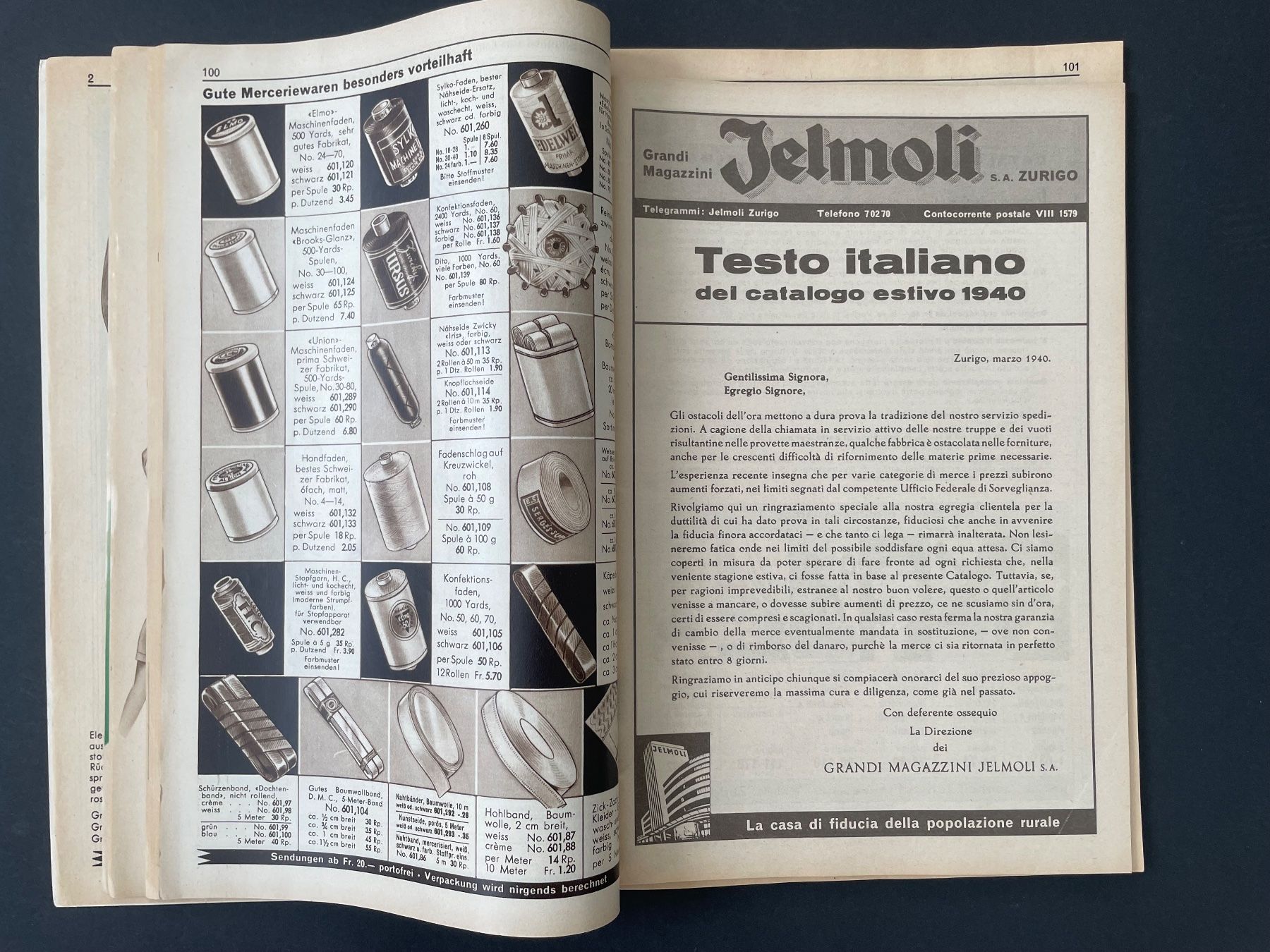 Riviste & Magazine: Jelmoli-Katalog Sommer 1940 – Usato da Dietikon venduto da Tiburon6 3