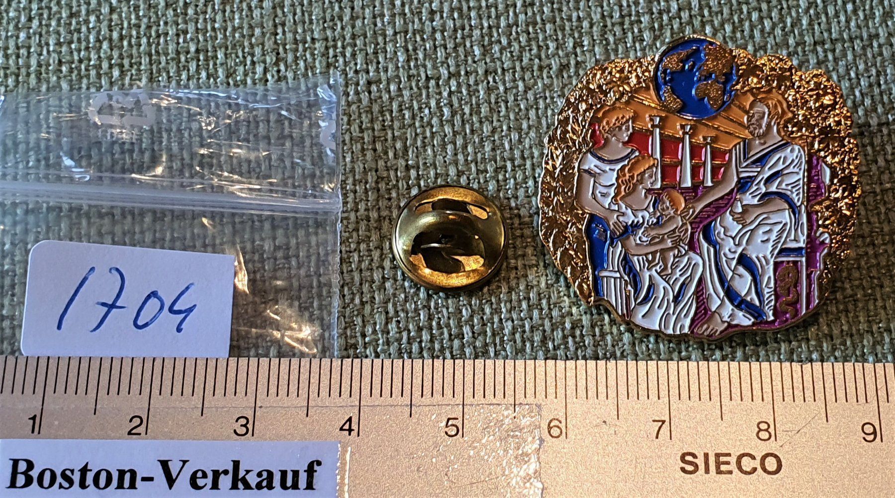 Spille & Fermagli: I704 Kunst Pin Simone Erni - Hippokrates – Usato da Reinach BL venduto da Boston-Verkauf 2