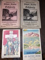 Alte Schweizer Karten - Konvolut Schulatlanten 