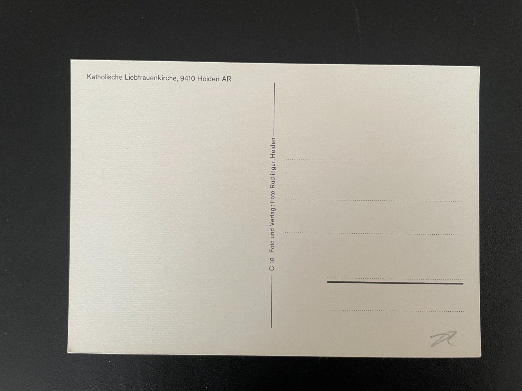 Cartoline postali: AK AR Heiden, Katholische Liebfrauenkirche – Usato da Thal venduto da Danny82 1