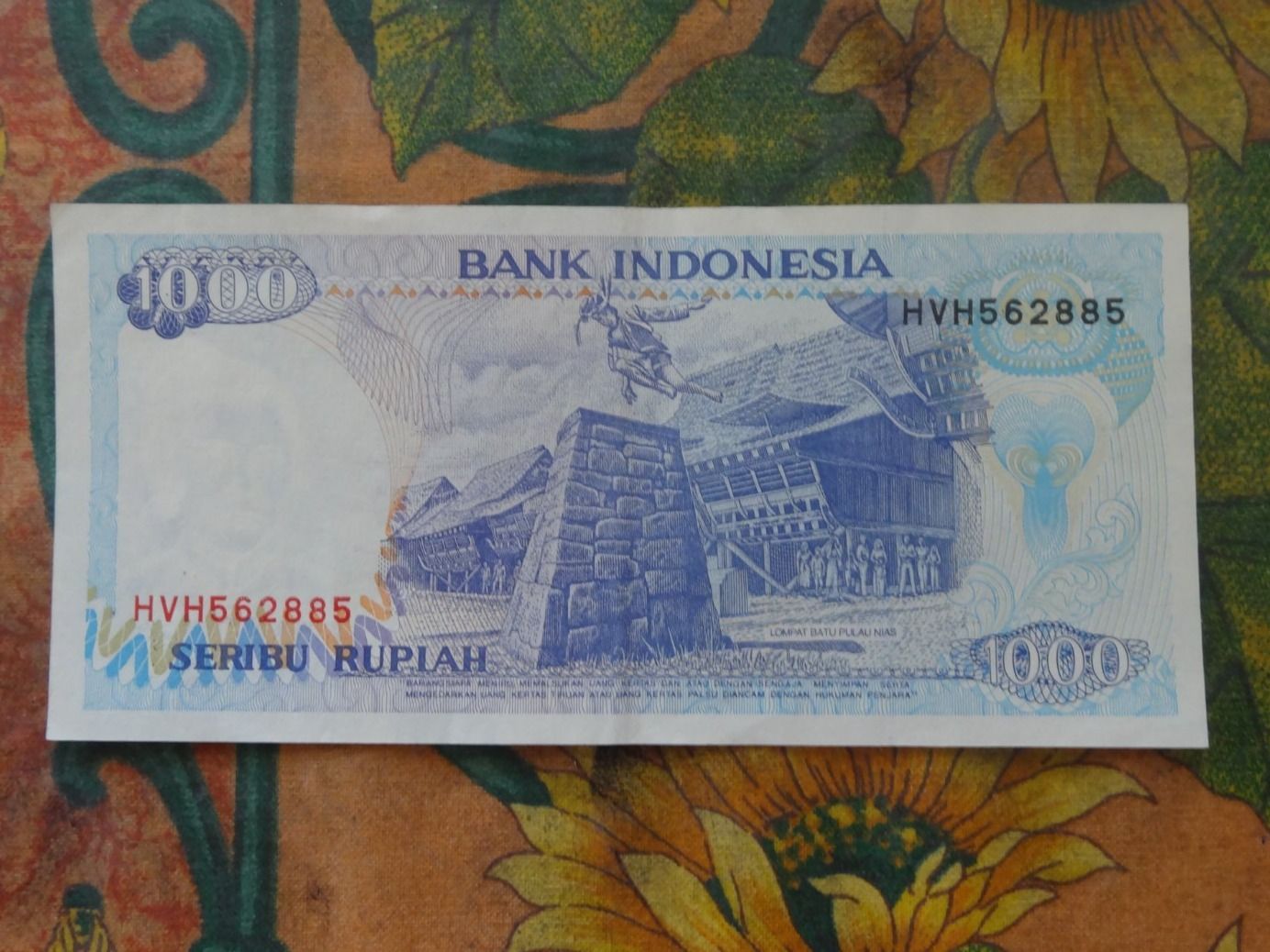 Banconote: INDONESIE  (C) 1000  Rupiah  Billet – Usato da Romanel-sur-Lausanne venduto da Swift13 1