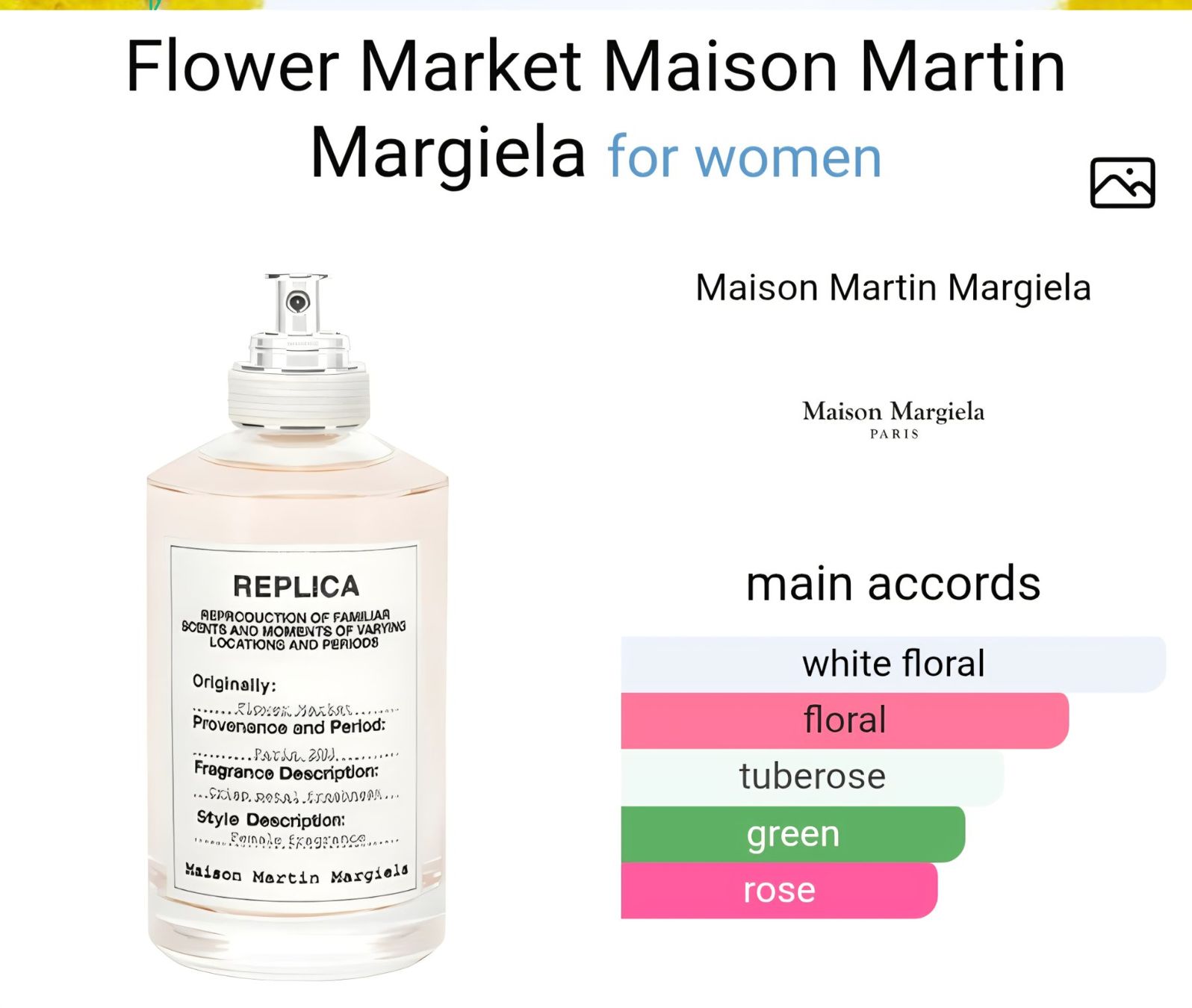 Maison Margiela Profumi & Eau de Toilette: Flower Market Maison Margiela – Usato da Pratteln venduto da bea_bxv5 5