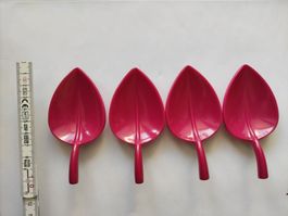 Set of Cocktail Spoon leaves form(4), New