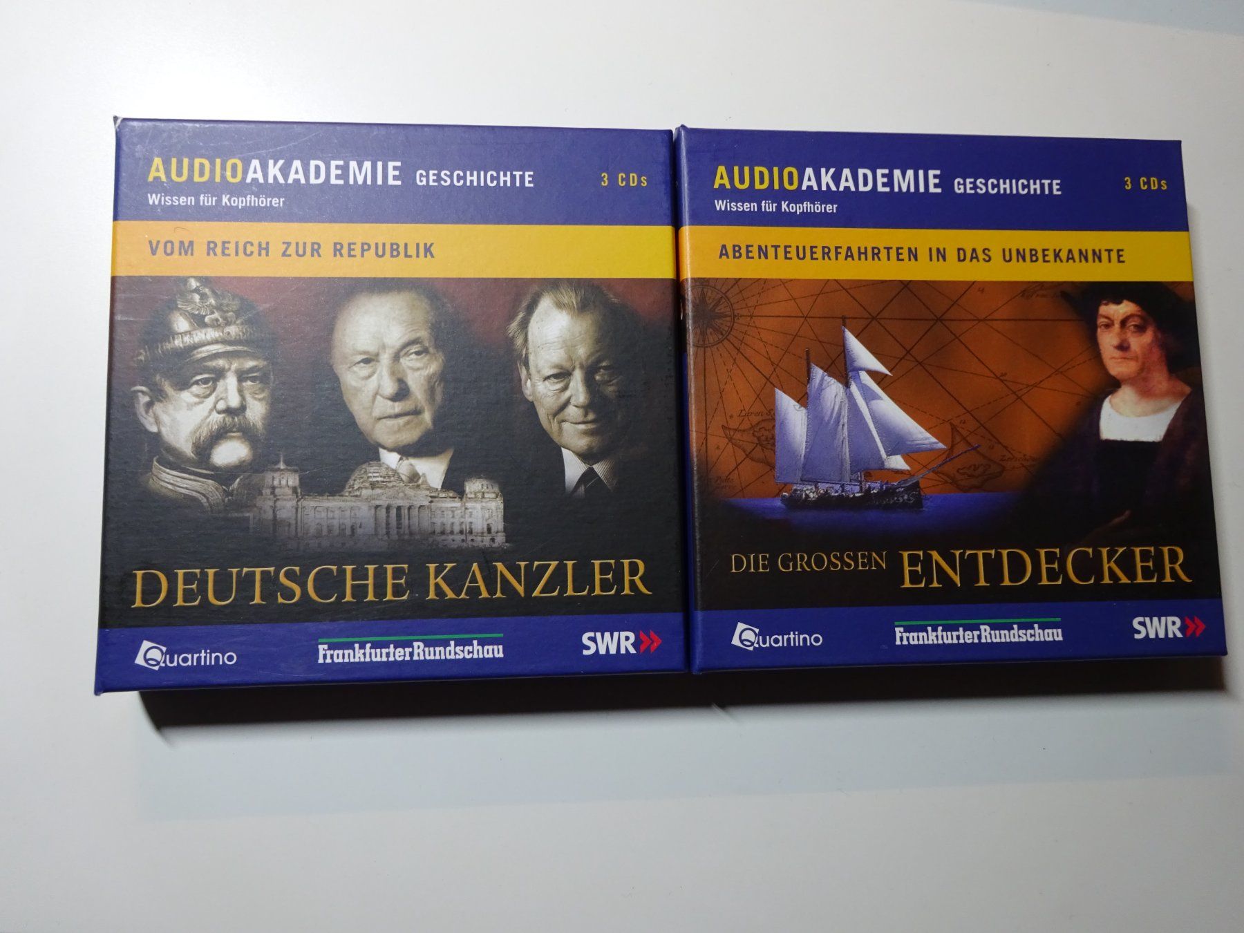 Audiolibri: 2 Audioakademie CDs Geschichte – Usato da Widnau venduto da Tityos