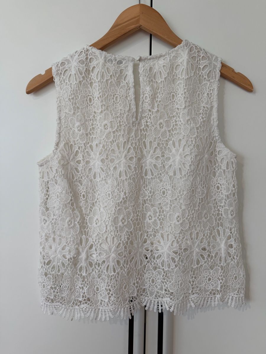 Camicette: Tiffosi white lace top – Usato da Brugg AG venduto da Winter789 4