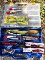 Grossköderbox zum schleppen mit Angeltasche