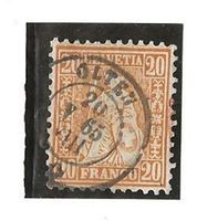 OLTEN 20.05.65 auf Zu#32 Mi#24 Vollstempel [3B2]