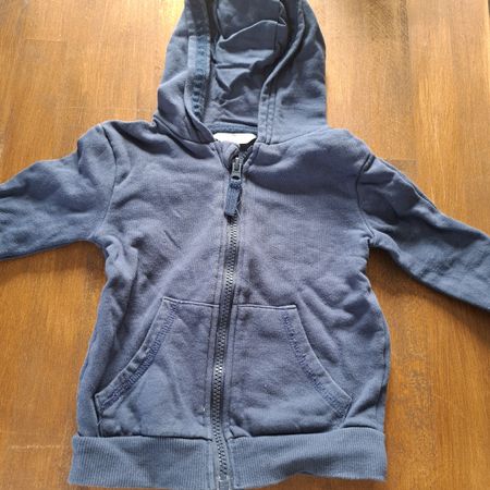 Kapuzenjacke, Grösse 86/92, dunkelblau
