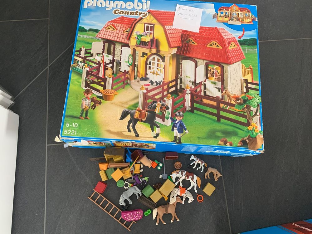Playmobil Reiterhof mit Zubehör | Kaufen auf Ricardo