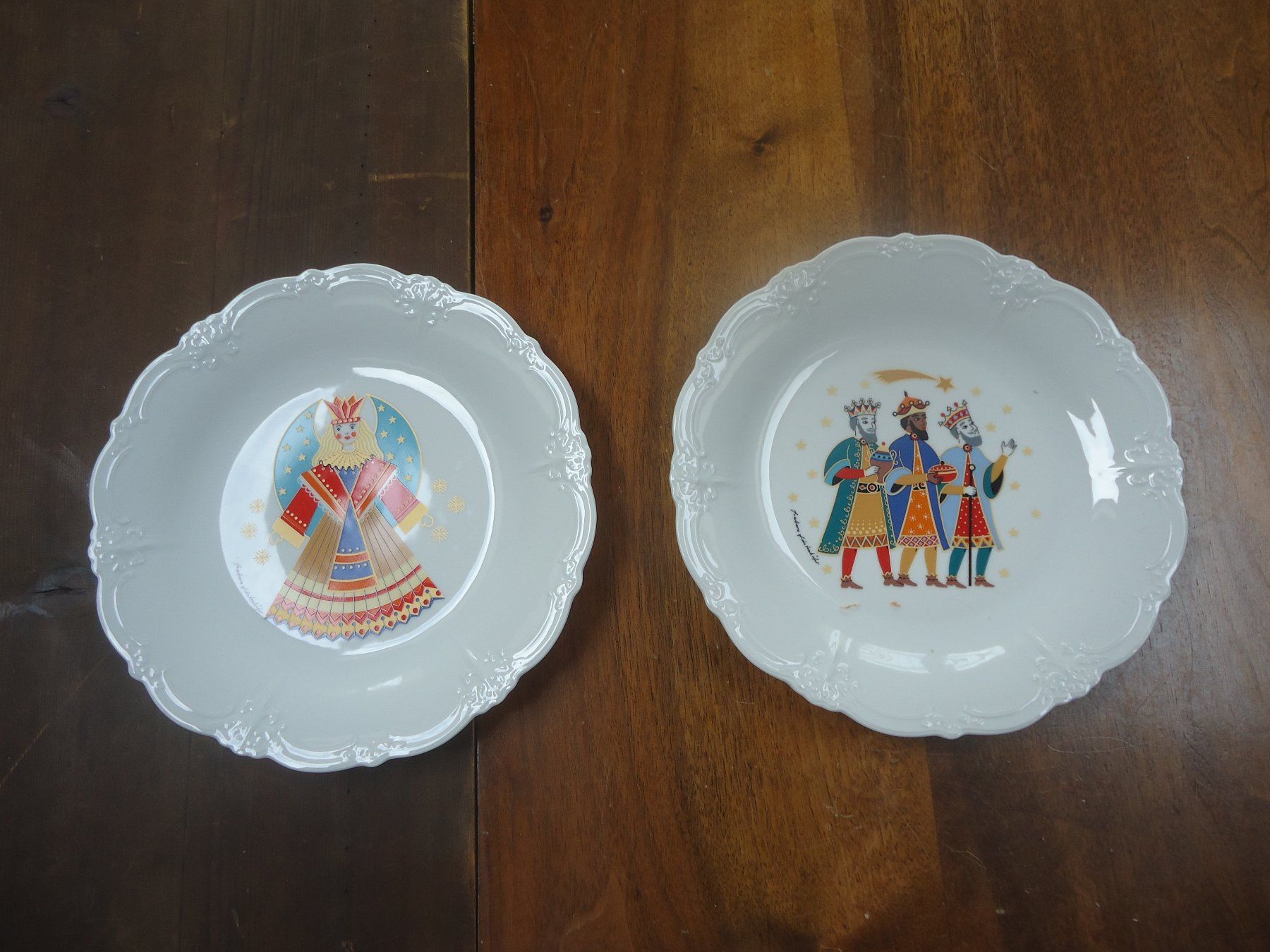 Teller: 2 assiettes Noël - Barbara Fürstenhöfer – Neu (gemäss Beschreibung) aus Vessy von mafabe