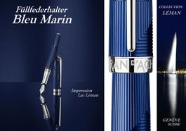 AKTION = 4799.169 BLEU MARIN ** Léman CDA ** Füllfederhalter