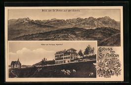 St. Anton, Blick auf den Säntis, Hotel 
