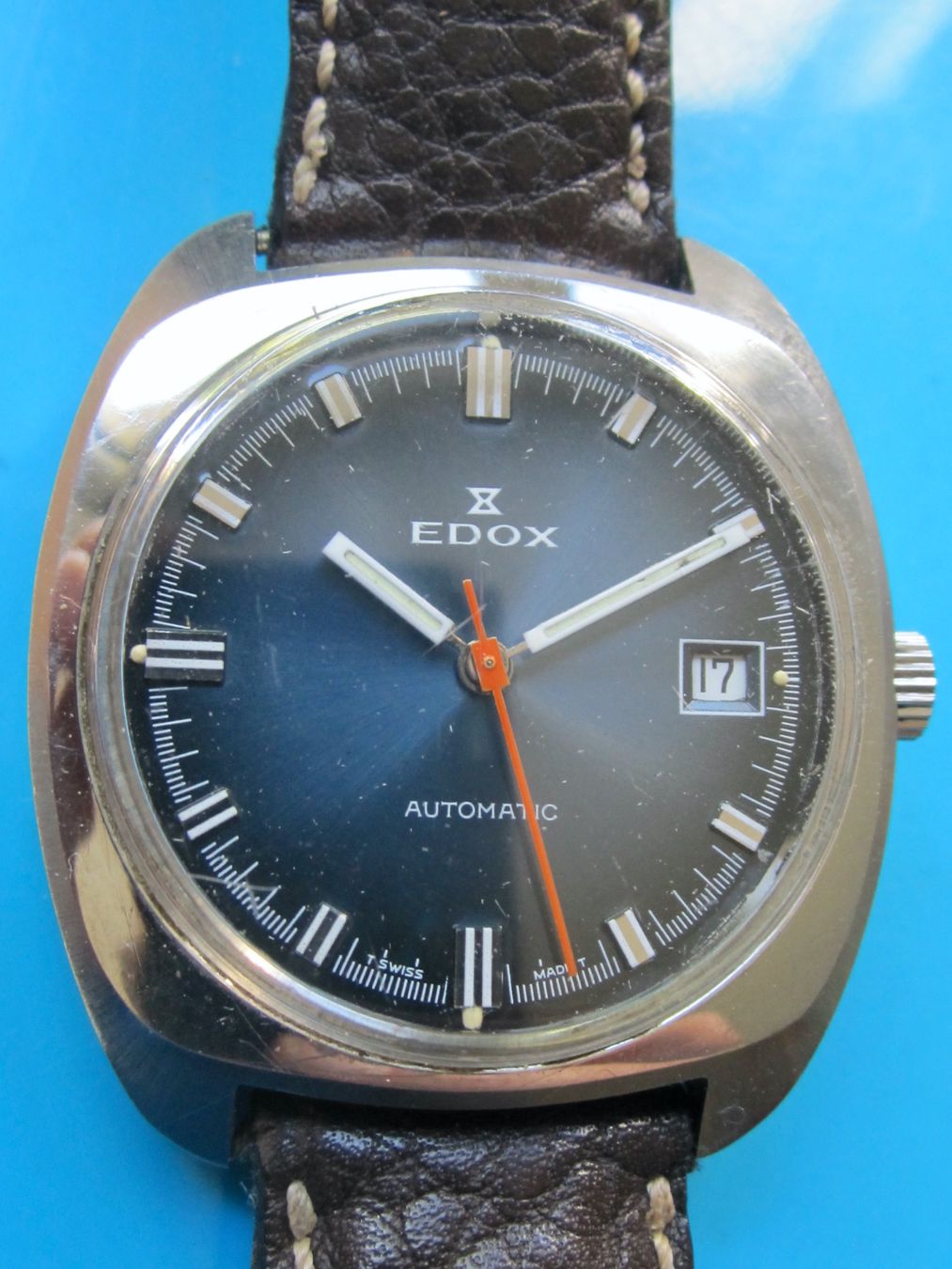 Edox Orologi: Edox Automat 37mm oK – Usato da Massagno venduto da catbed 1