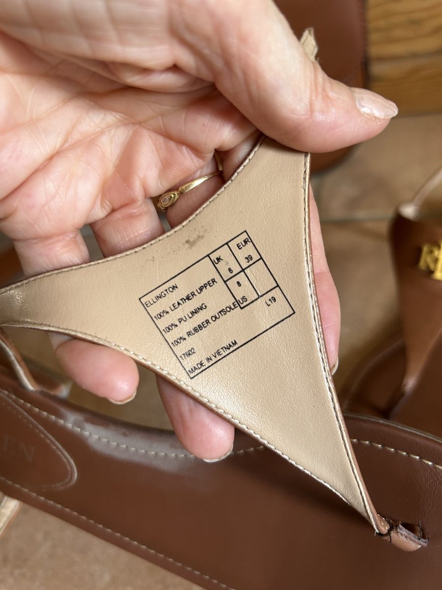 Ralph Lauren Scarpe da donna: Ralph Lauren Sandalen Leder Gr. 39 – Usato da Kirchdorf BE venduto da Stella130 6