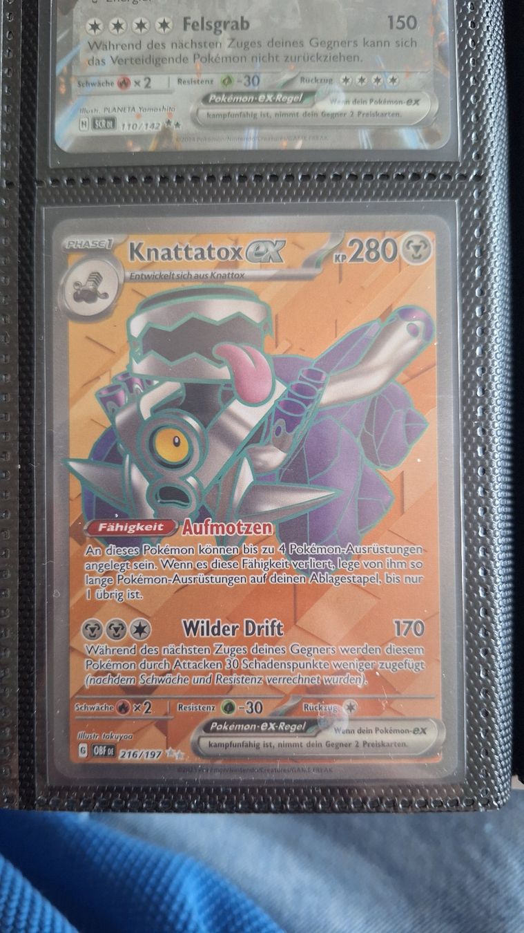 Pokémon Carte collezionabili: Knattatox ex - Obsidianflammen – Usato da Altstätten SG venduto da GGsGameshop