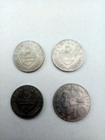 Österreich 1 x 10 Schilling 1974 und 3 x 5 Schilling 1970/71