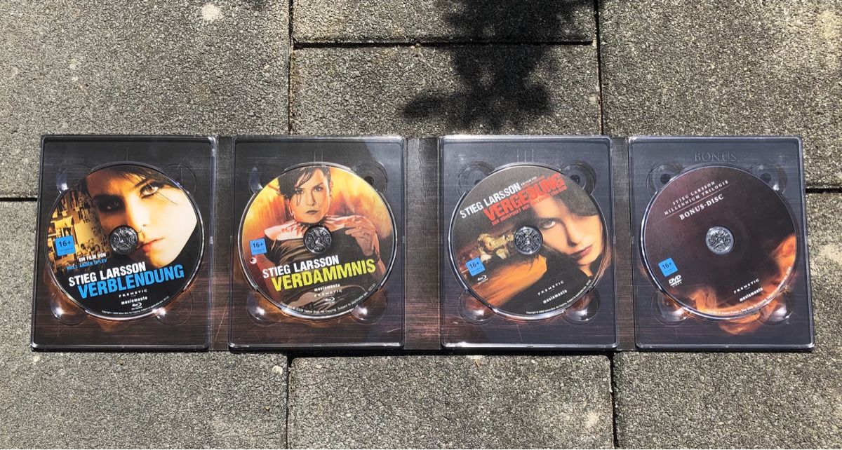Tous les DVDs: Stieg Larsson Millennium Trilogie - DVD Box Set – D'occasion à Langenthal par J_L49 2