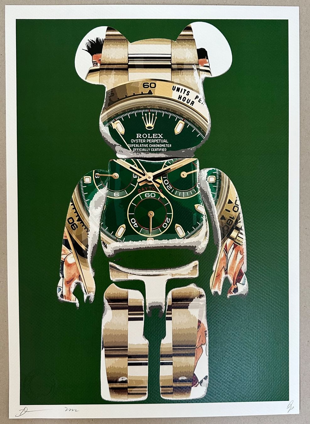 Grafica & Litografie: Death: Rolex Bearbrick , signiert – Nuovo (secondo la descrizione) da Meilen venduto da Smgdesign