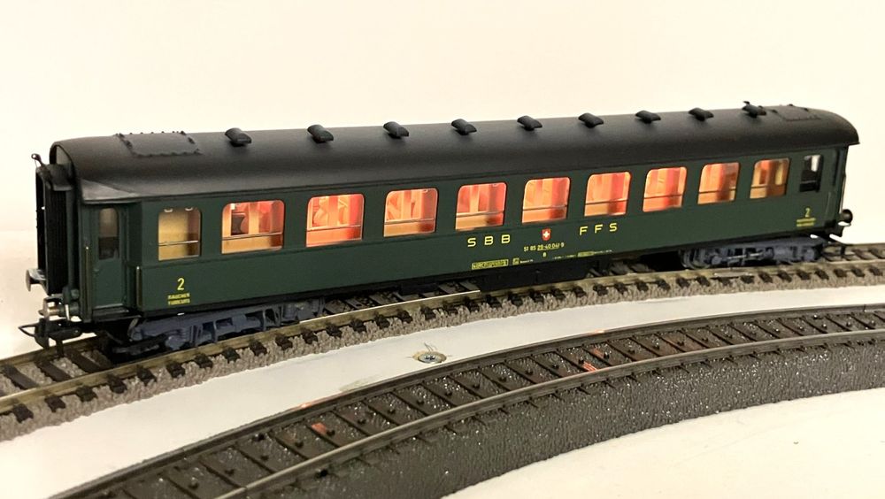 Metropolitan Modelleisenbahnen: METROP 7070= Abteilwagen SBB B 041-9 - NEU - TOP für Sammler – Neu und originalverpackt aus Thun von retoolinoo