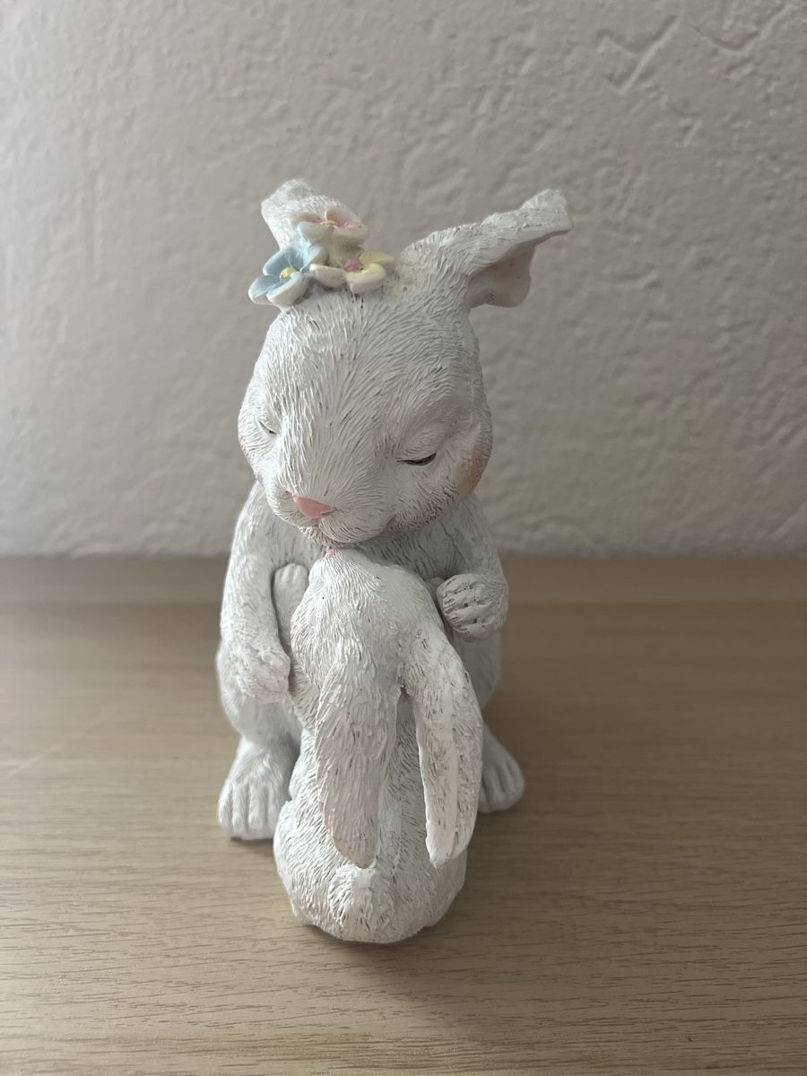 Statuette: Herziges Hasenpaar – Usato da Seon venduto da Sunny-Schmuck78 1